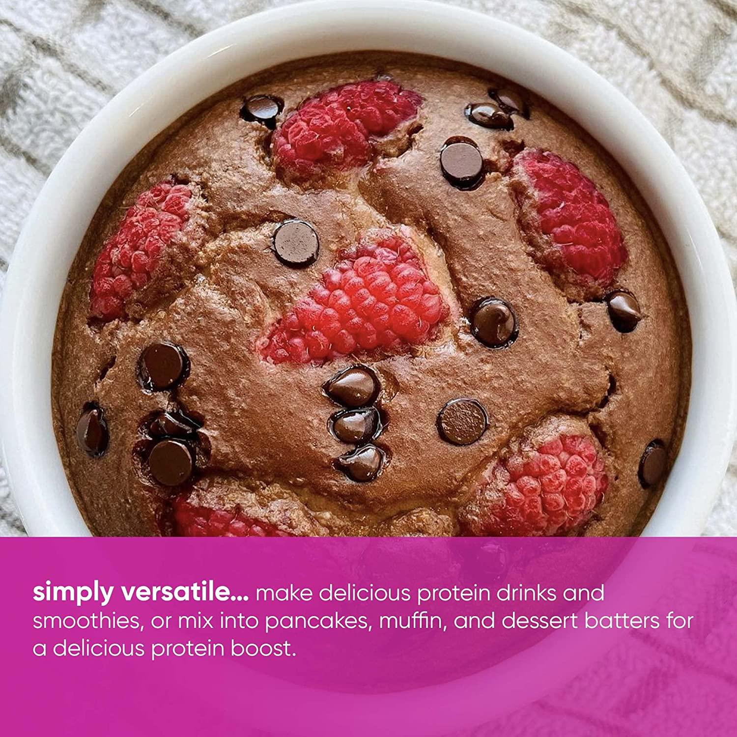 Tera's Whey Simply Pure Dark Chocolate Protein 24 oz Premium Whey Protein Powder