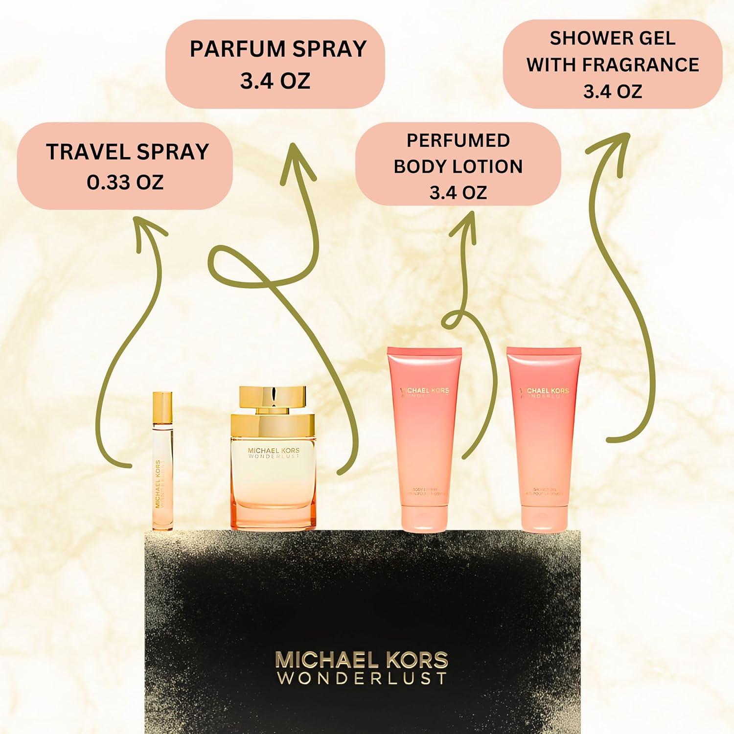 Michael Kors Wonderlust Perfume for Women 4 Piece Gift Set | Buy