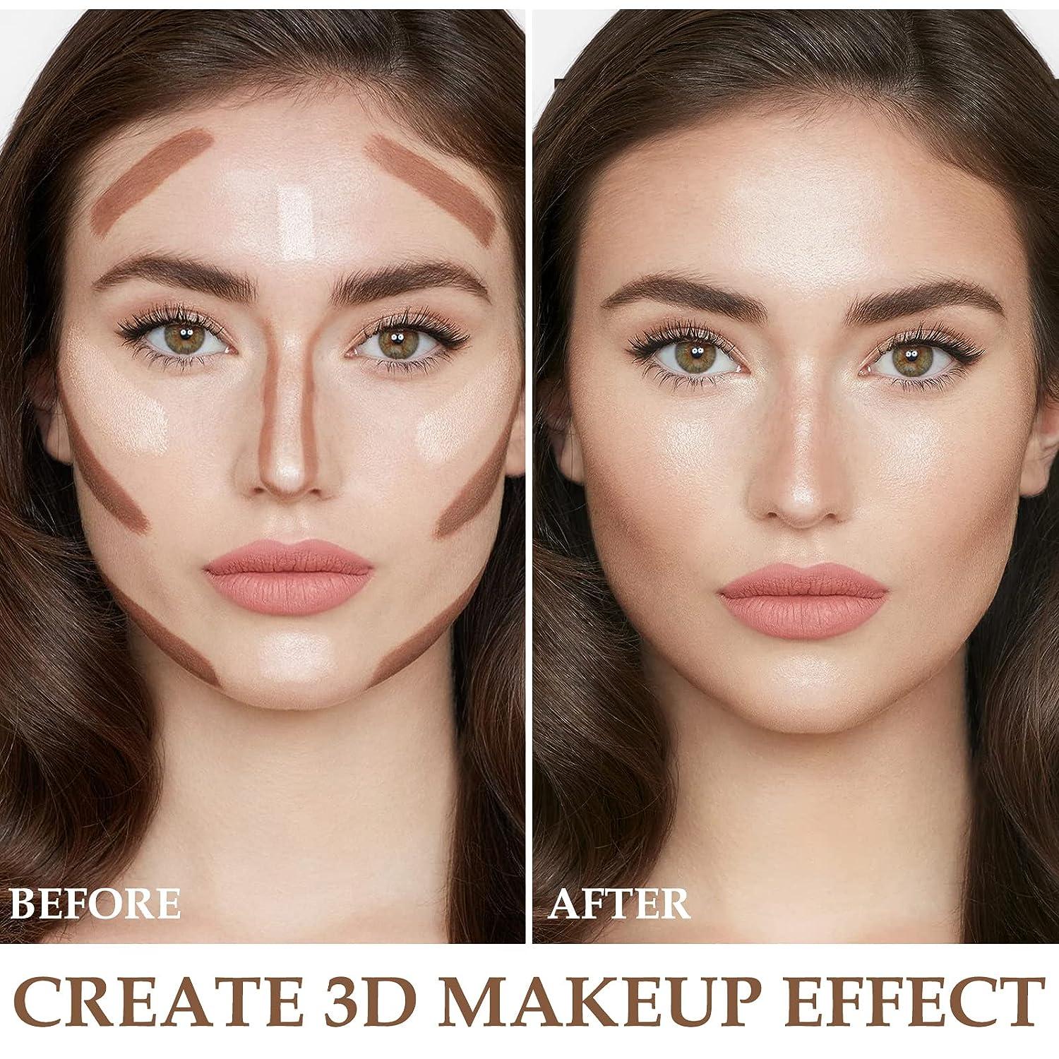 Boobeen Cream Contour Stick Liquid Bronzer and Highlighter Face Makeup