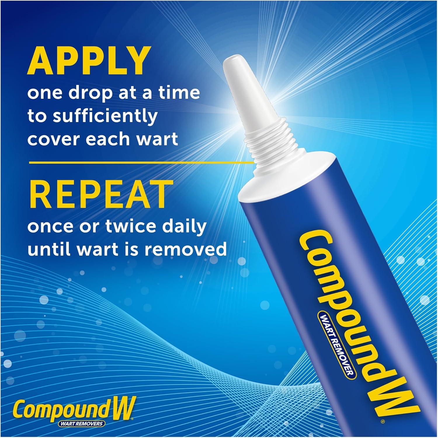 Compound W Wart Remover Salicylic Acid Maximum Strength Fast Acting Gel ...