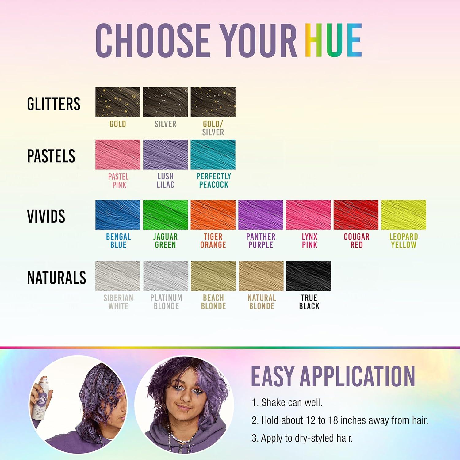 Punky Pastel Temporary Hair Color Spray Lush Lilac 3.5 oz 1-Pack