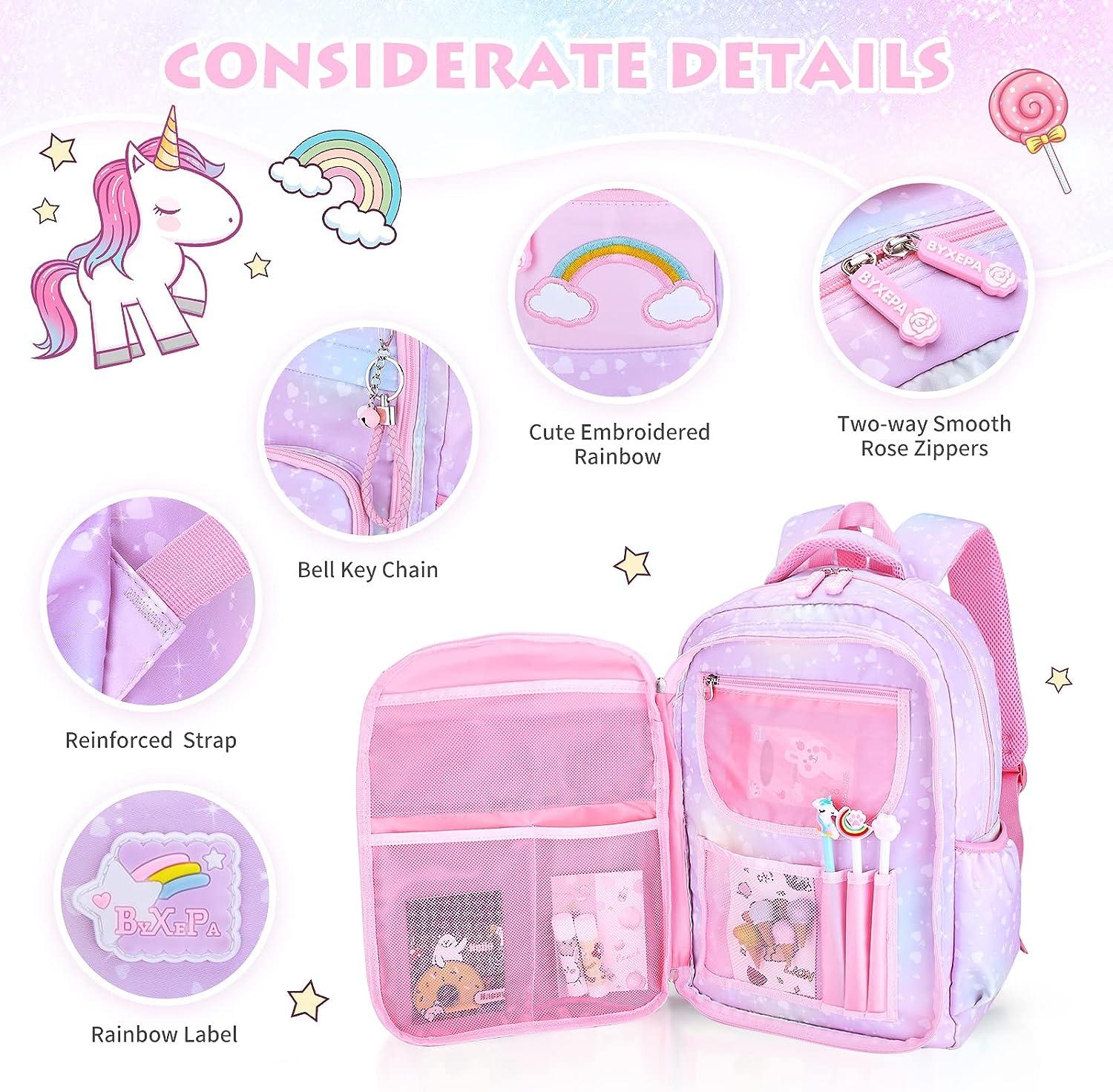 Buy TRUE HUMAN® Backpack for Girls, Waterproof Kids Backpacks School Bag  for girl| Bookbags Cute Travel Daypack| bow bagpack for baby girl at  Amazon.in