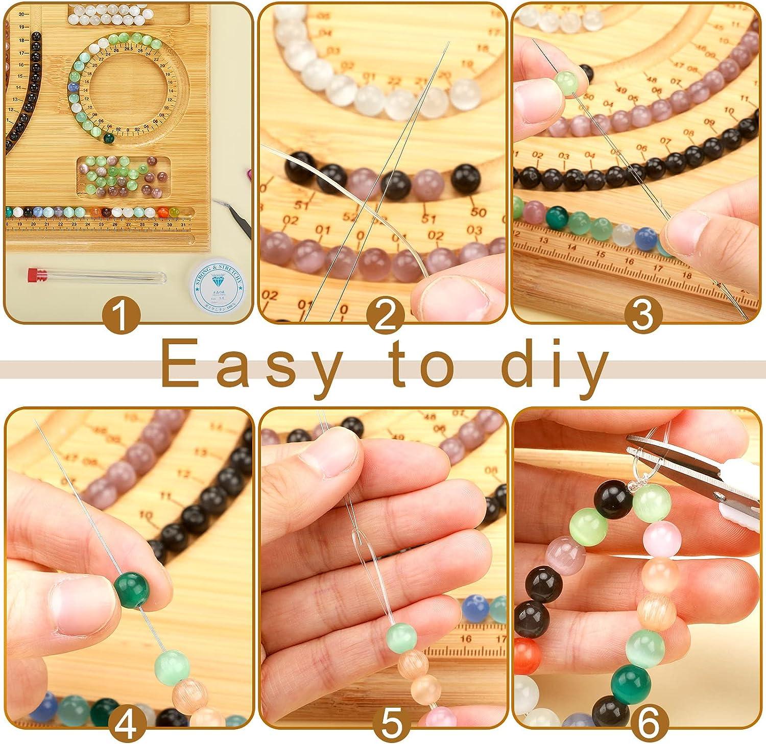 4Pcs Bead Non-slip Mats Jewelry Beading Tools DIY Jewelry Accessories  (Random Color) 