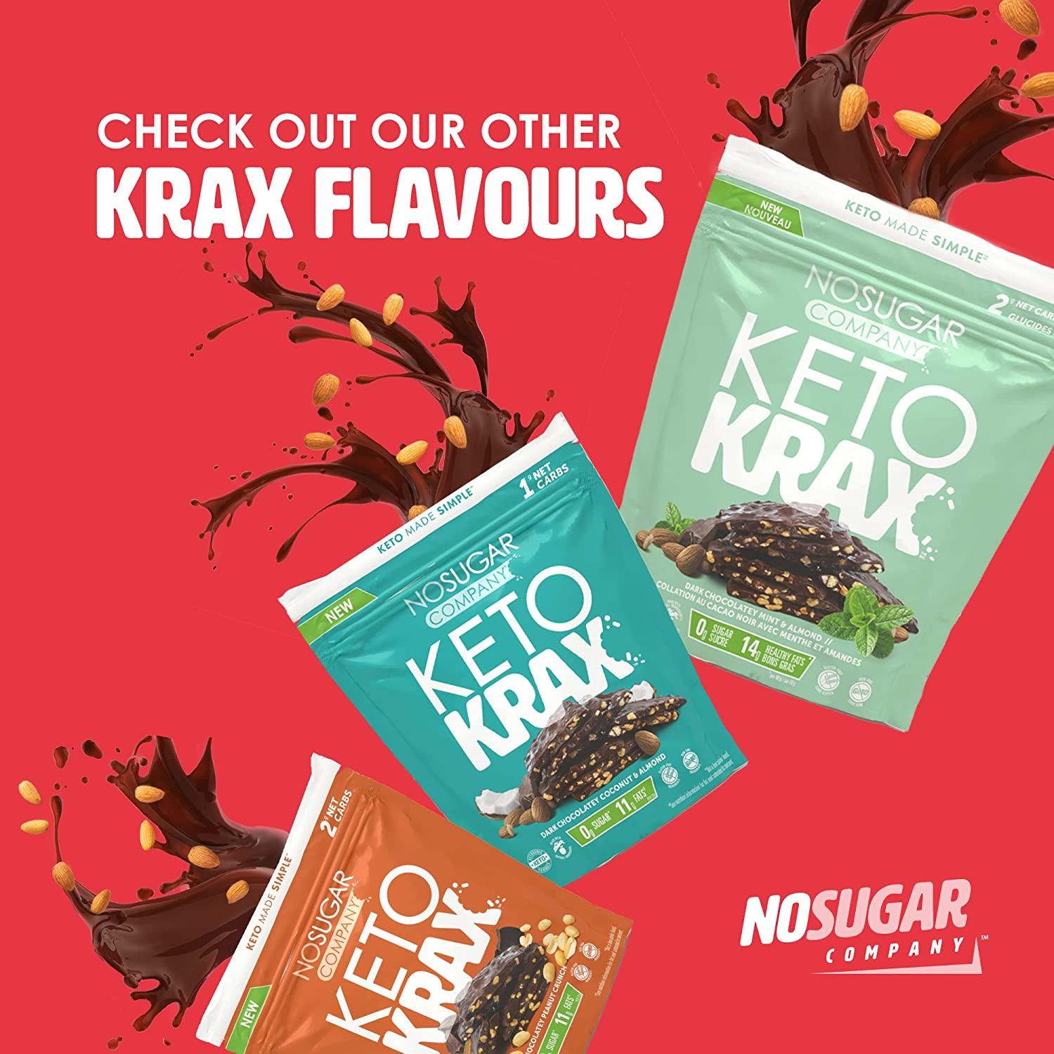 Dark Chocolate Sea Salt & Almond Keto Bark 17.28 oz Low Carb, Sugar