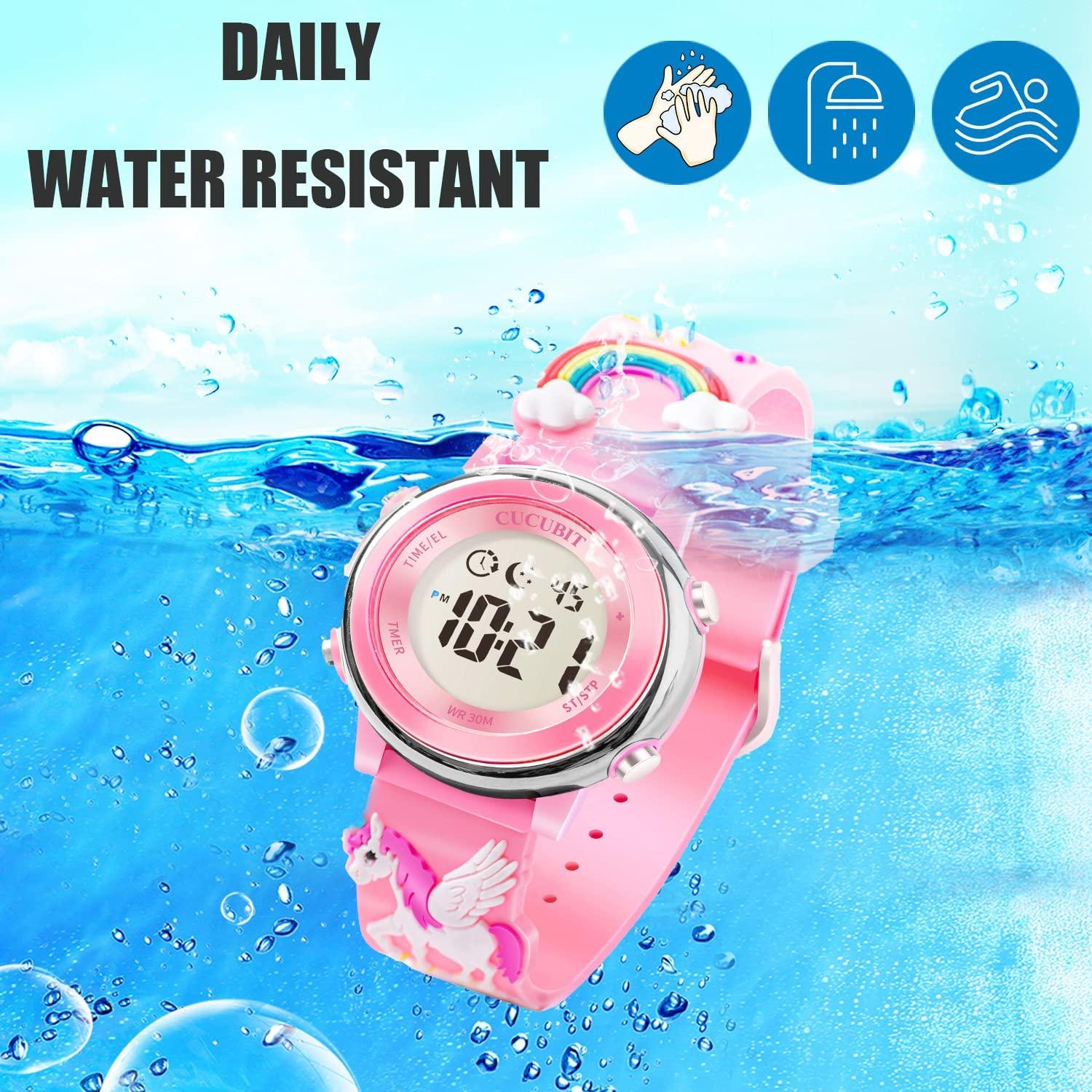 Daily Water Resistant Potty Training Watch Reminder Long Battery Life