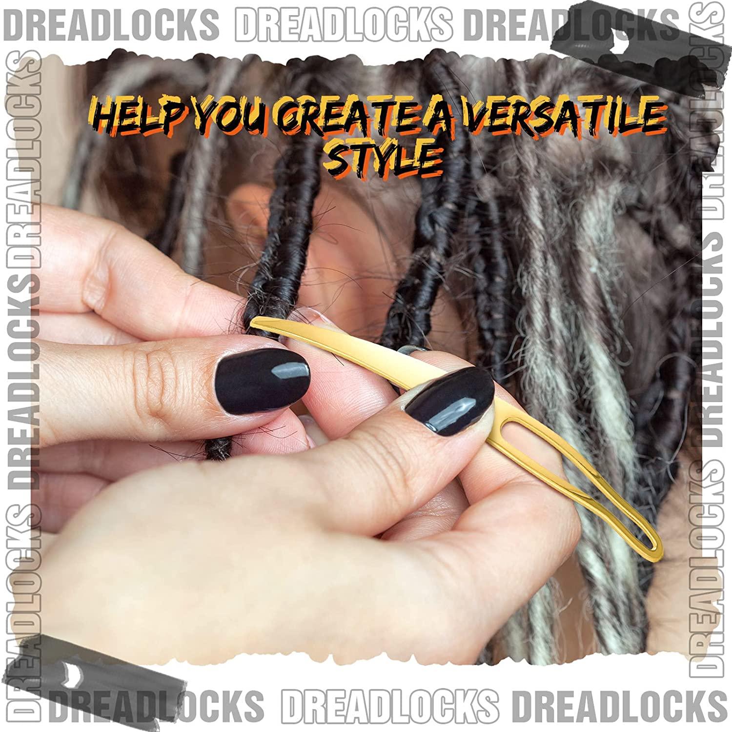 8 Pieces Dreadlocks Tool Interlocking Tool Dreadlocks Crochet