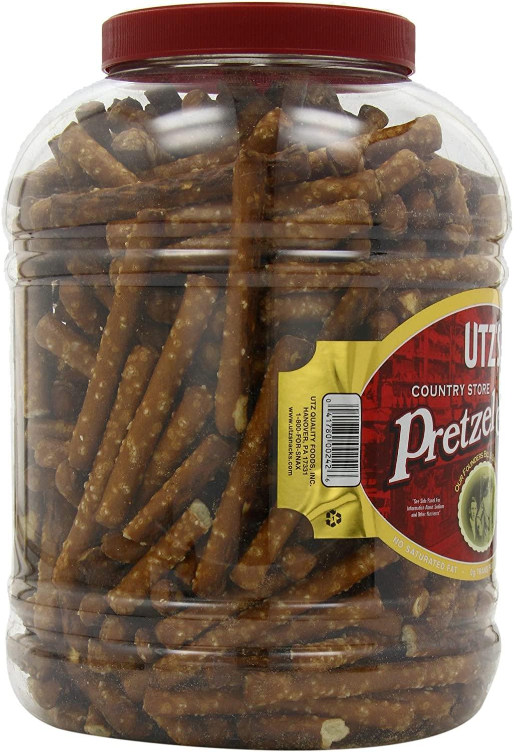 Utz Country Store Pretzel Stix 55 oz. Barrel Thicker 4 Pretzel Sticks