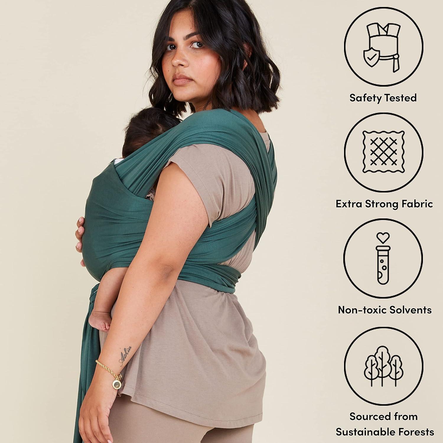 Freerider Co. Baby Sling Stretchy Baby Wrap Carrier Newborn 30lbs