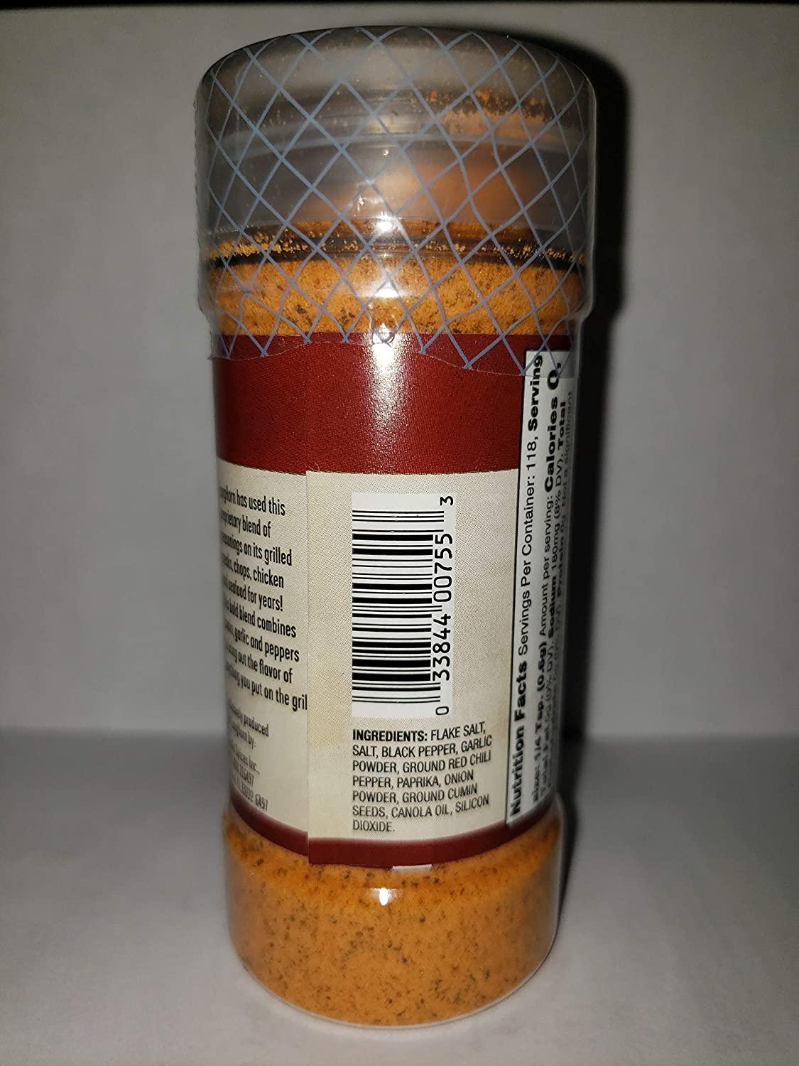 Longhorn Steakhouse Grill Seasoning 2.5oz Authentic Flavor for Perfect