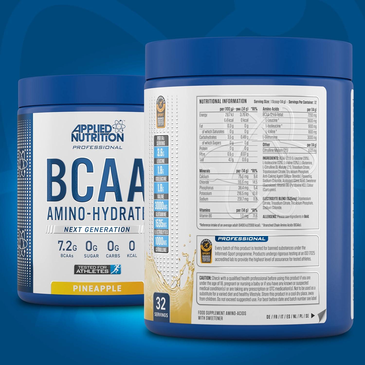 Applied Nutrition BCAA Powder Branched Chain Amino Acids BCAAs