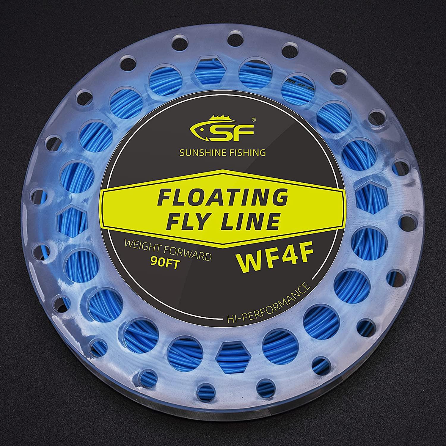 SF Fly Fishing Floating Line Welded Loop Weight Forward Fly Line 90FT