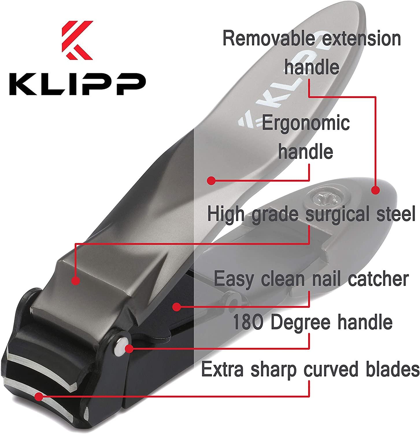 Nail Clippers for Men with Catcher – Klipp Nail Care