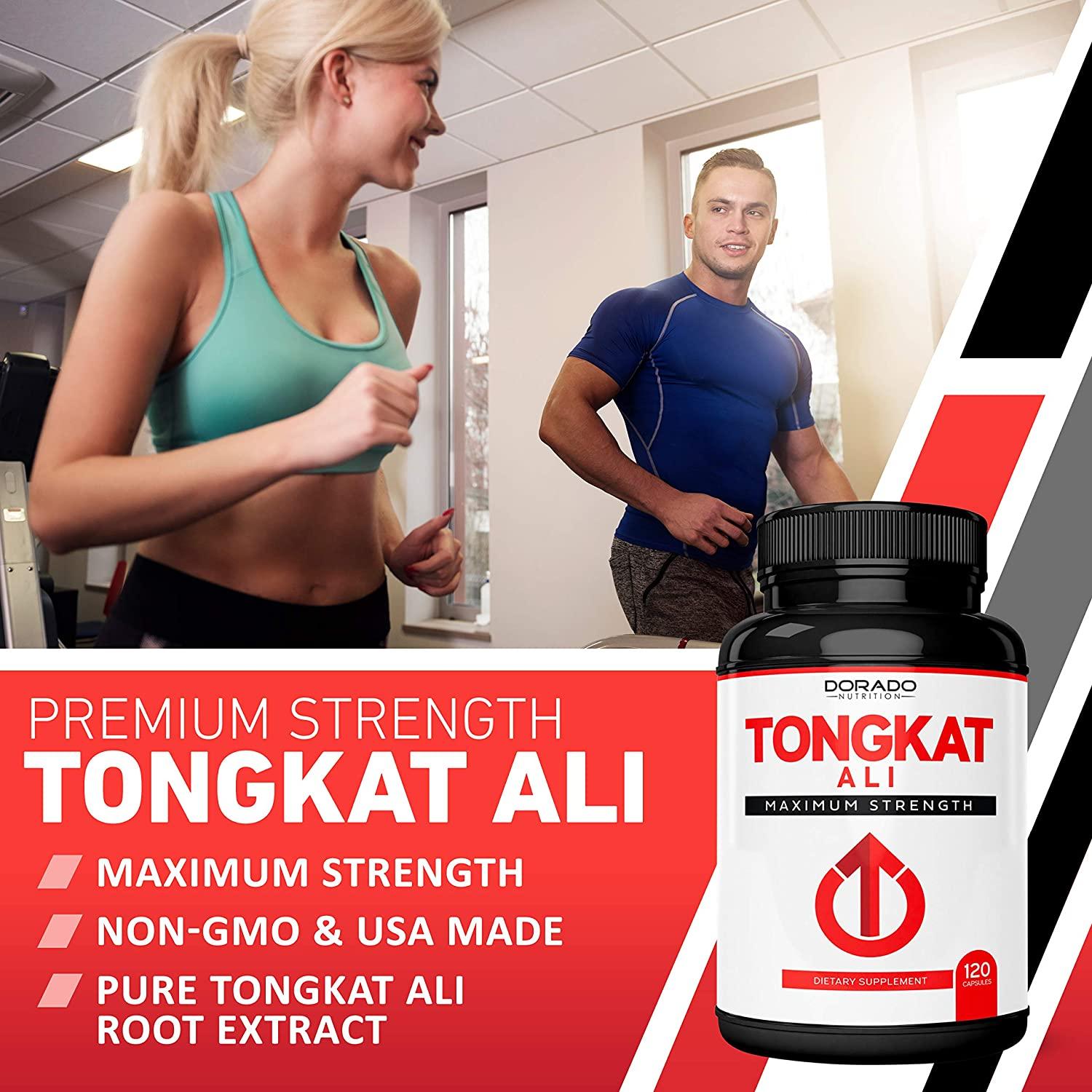 Tongkat Ali Extract (Longjack) Eurycoma Longifolia, 1200mg per Serving, (120  Capsules) - Indonesian Ginseng - Stamina, Drive, Athletic Performance & Muscle  Mass - Gluten Free & Non-GMO