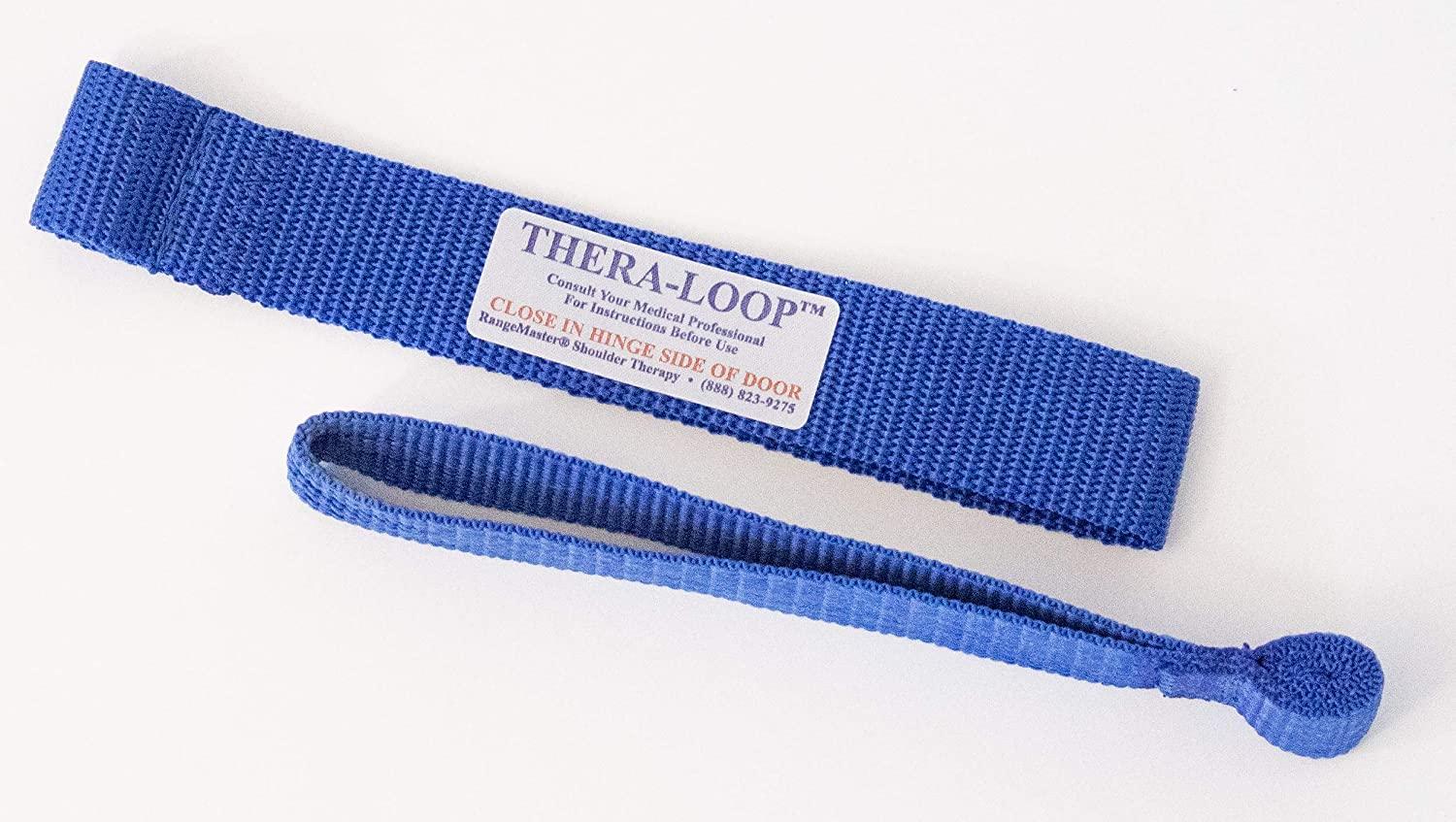 Anelli Di Ancoraggio Antiscivolo RangeMaster TLOOP50 Per Porta - Confezione Da 2, Blu, Per Allenamento A Casa