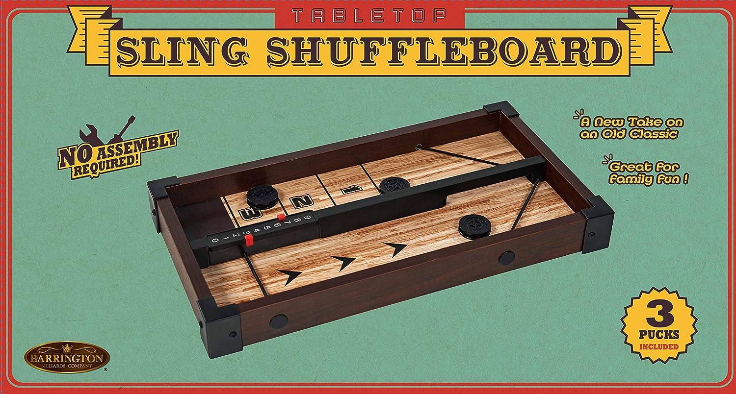Barrington 16 Tabletop Sling Shuffleboard Game Table by Medal Sports Corp
