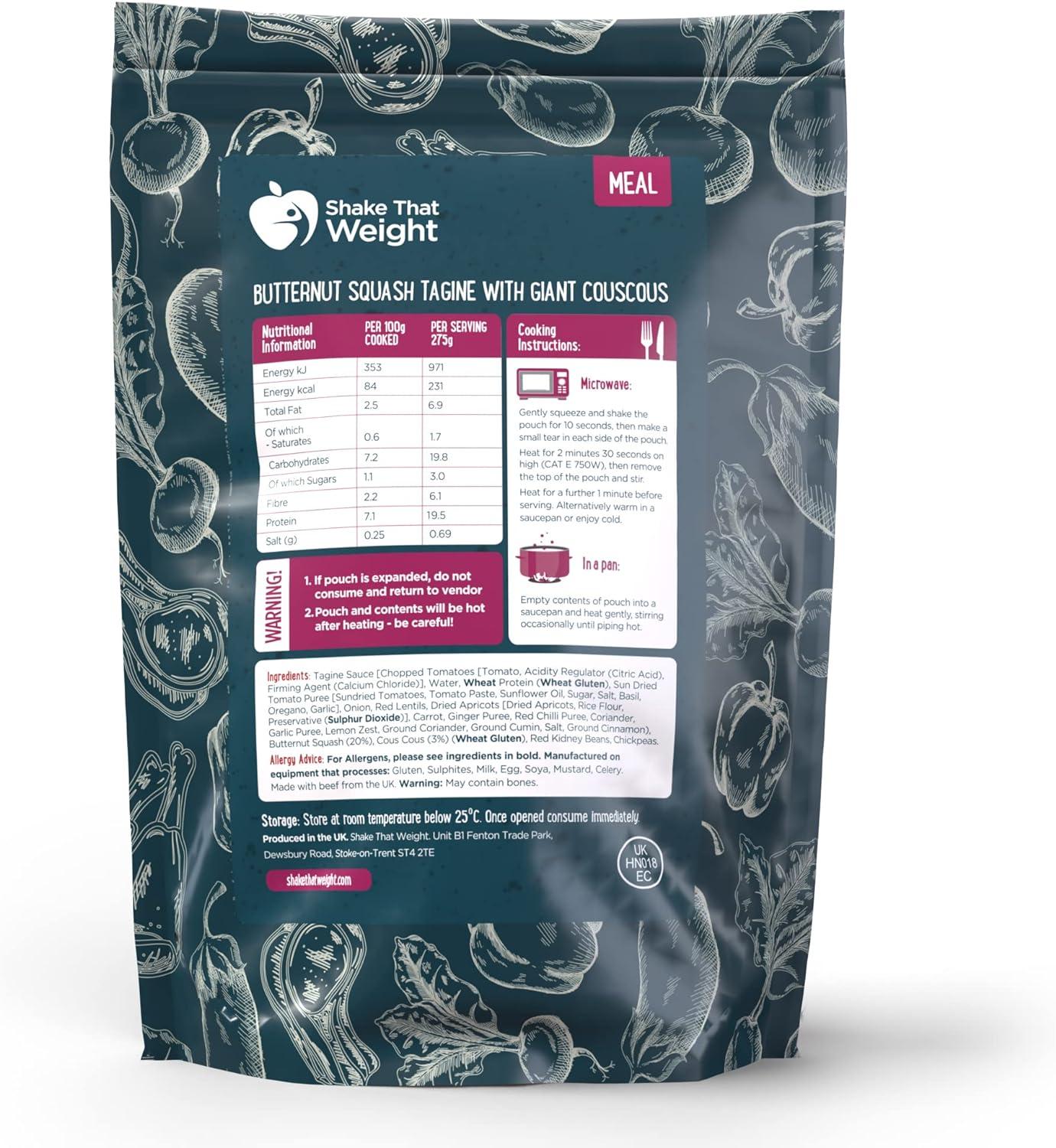 Butternut Tagine with Giant Couscous High Protein Ready Meal Butternut