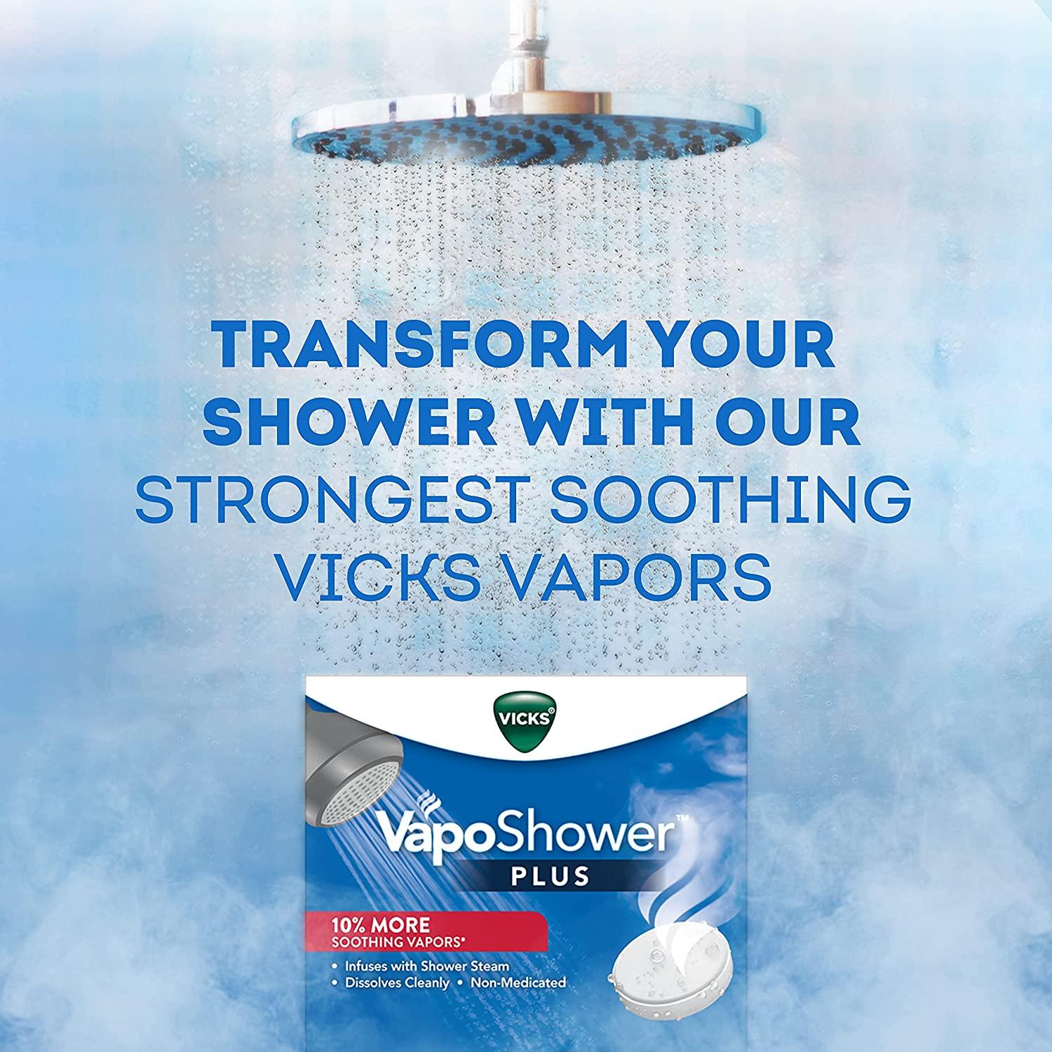  Vicks, VapoShower Plus, Shower Steamers, Eucalyptus