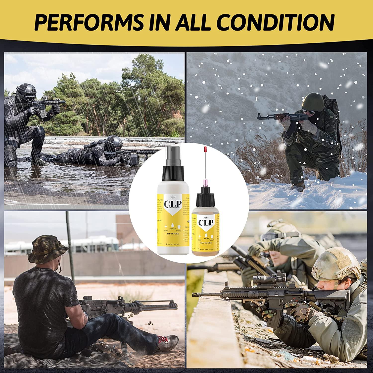 Gun Oil 2 oz & 1 oz Needle Oiler Gun Lubricant, MultiPurpose Gun