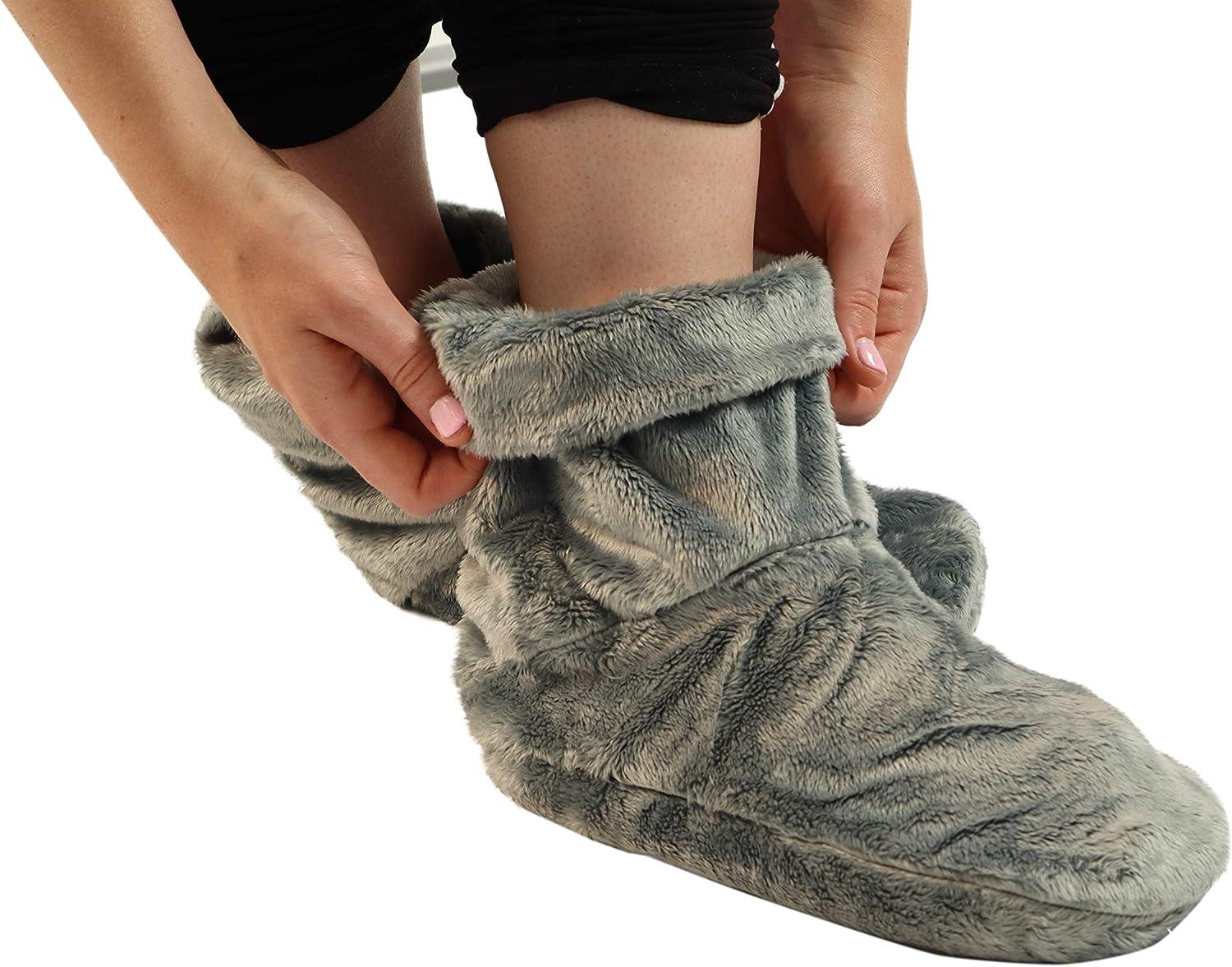 Microwavable shop booties slippers