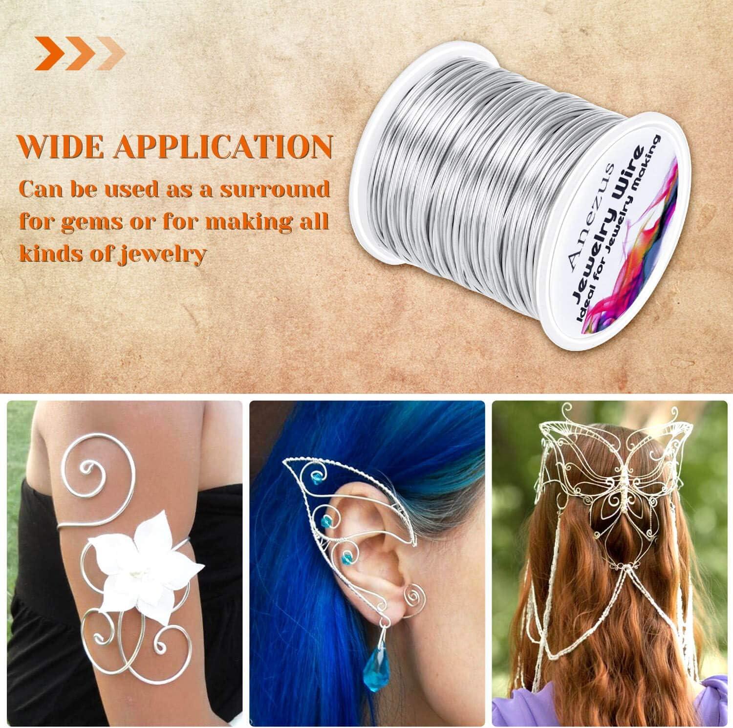 anezus 20 Gauge Jewelry Wire, Craft Wire Tarnish Resistant Copper