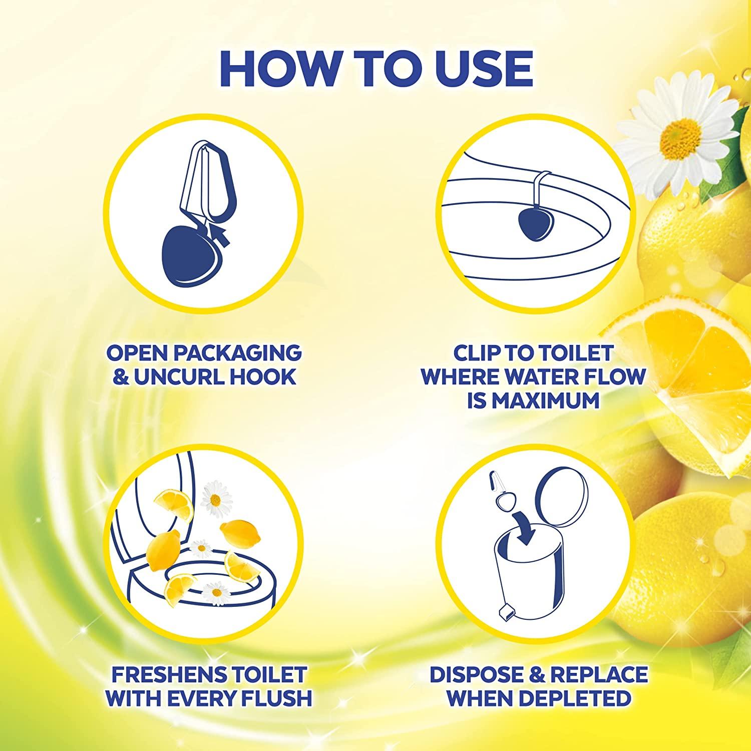 Lysol Automatic InTheBowl Toilet Cleaner, Cleans and Freshens Toilet