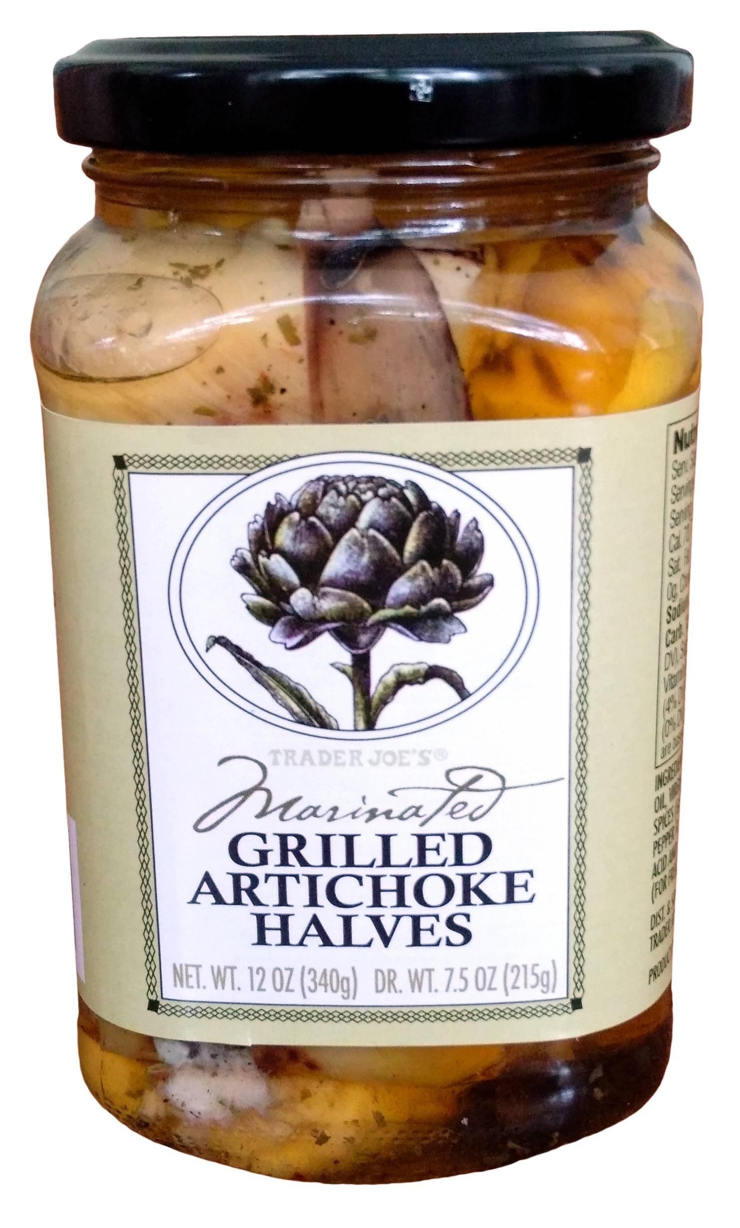 Trader Joes Marinated Grilled Artichoke Halves