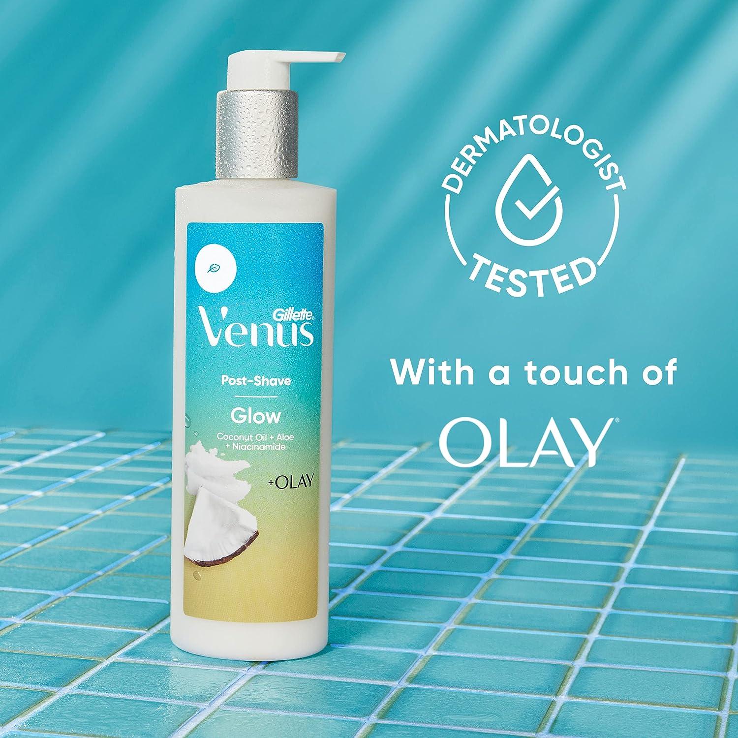 Gillette Venus Glow PostShave Oil Infused Moisturizer Women s