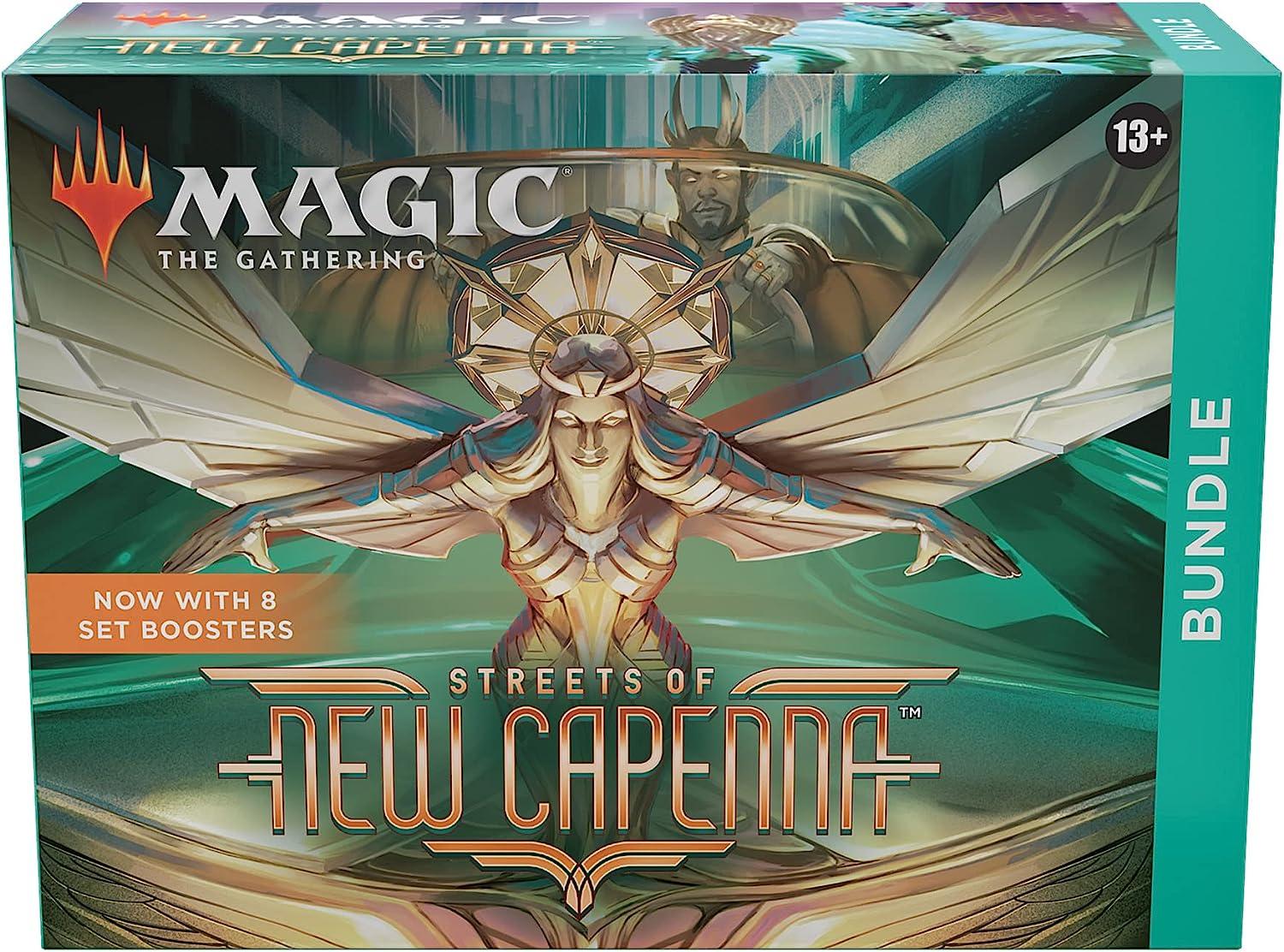 Magic The Gathering Streets of New Capenna Bundle - 8 Set Boosters + Accessories | Buy Now with Express International Delivery | GoSupps.com Magic The Gathering Streets of New Capenna Bundle - 8 Set Boosters + Accessories | Buy Now with Express International Delivery | GoSupps.com