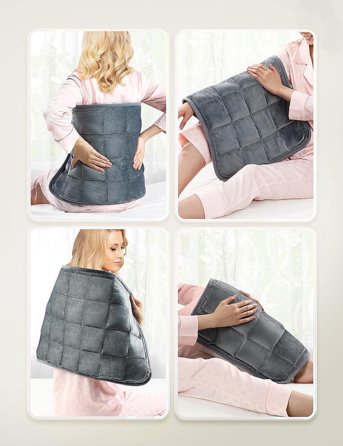 Weighted Heating Pad EVAJOY 17 x 33 Extra Large Electric Heating