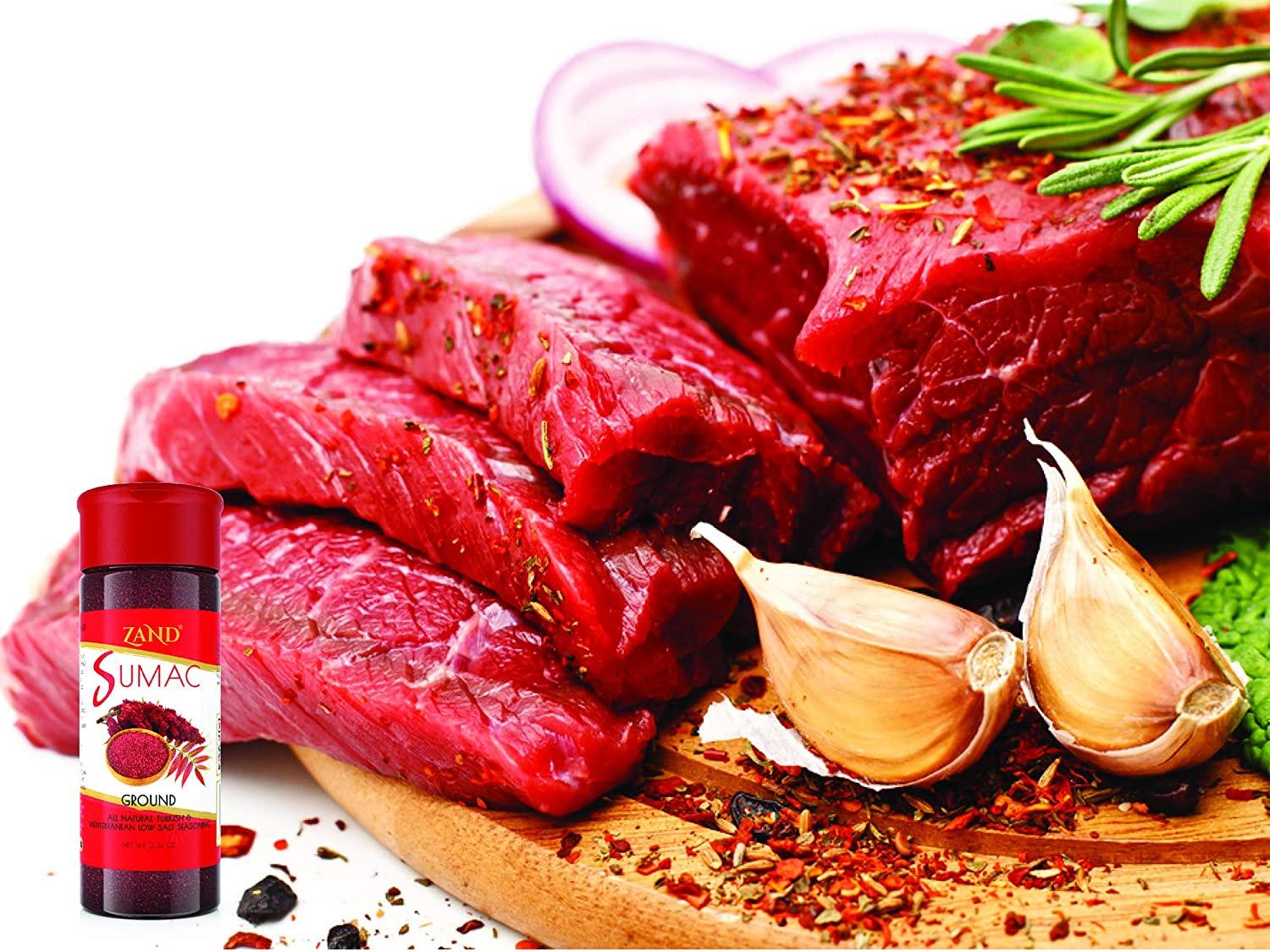 Zand Ground Sumac Spice 2.1oz All Natural Turkish and Mediterranean