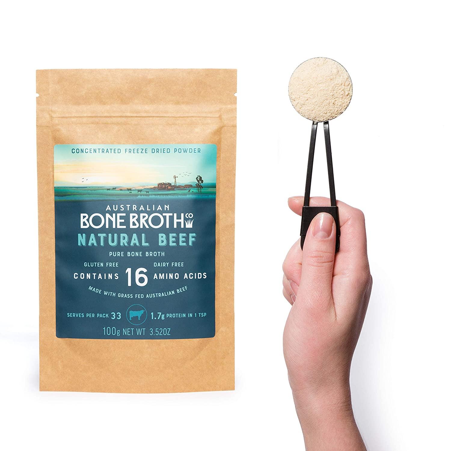 Australian Beef Bone Broth Concentrated Powder Natural Beef Gluten