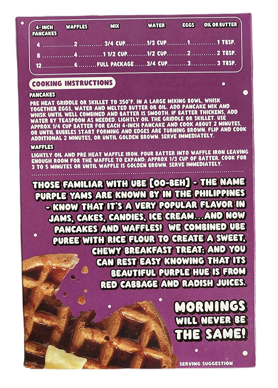 Trader Joe's Ube Mochi Pancake & Waffle Mix 13.3 oz.