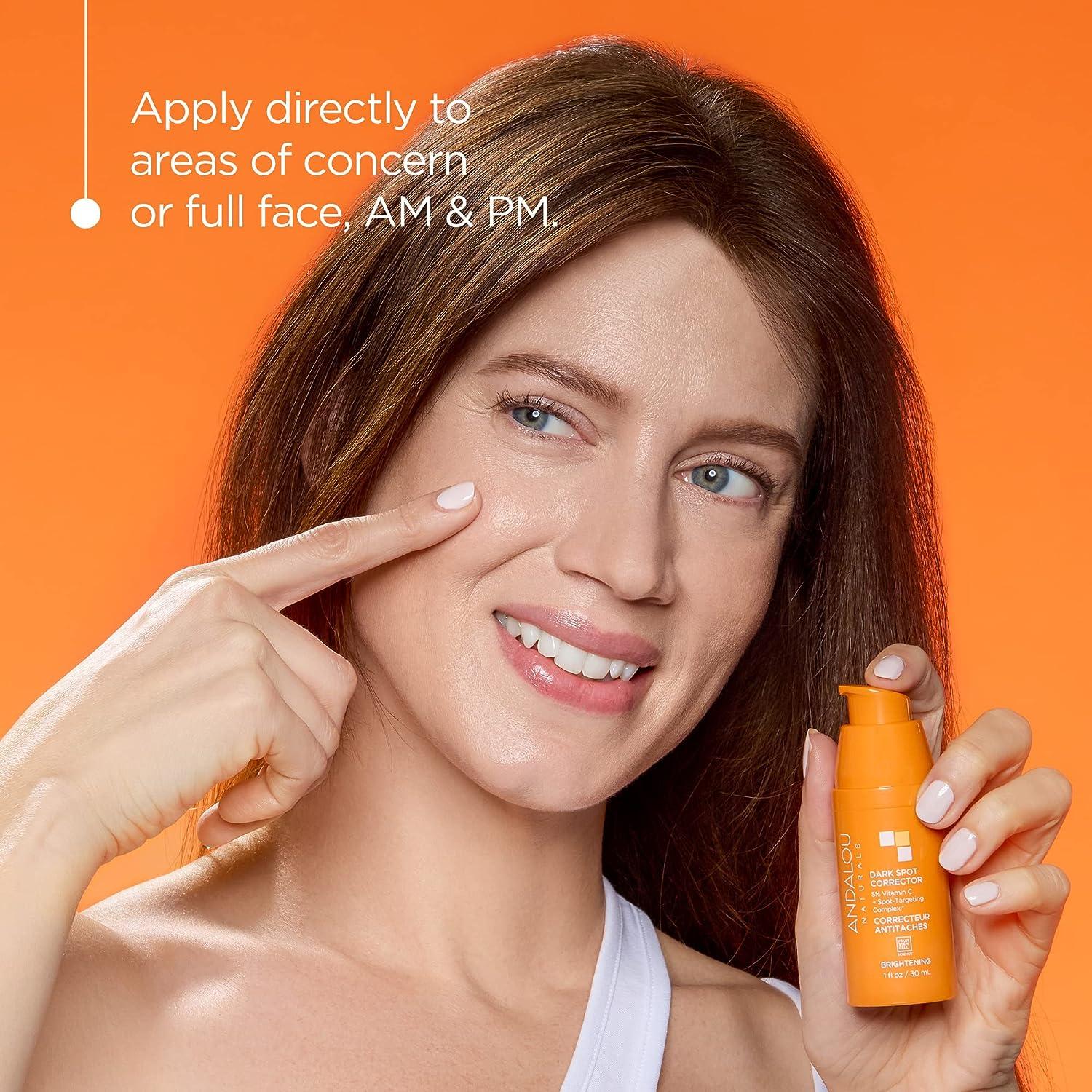 Andalou Naturals Dark Spot Corrector Brightening Face Serum with