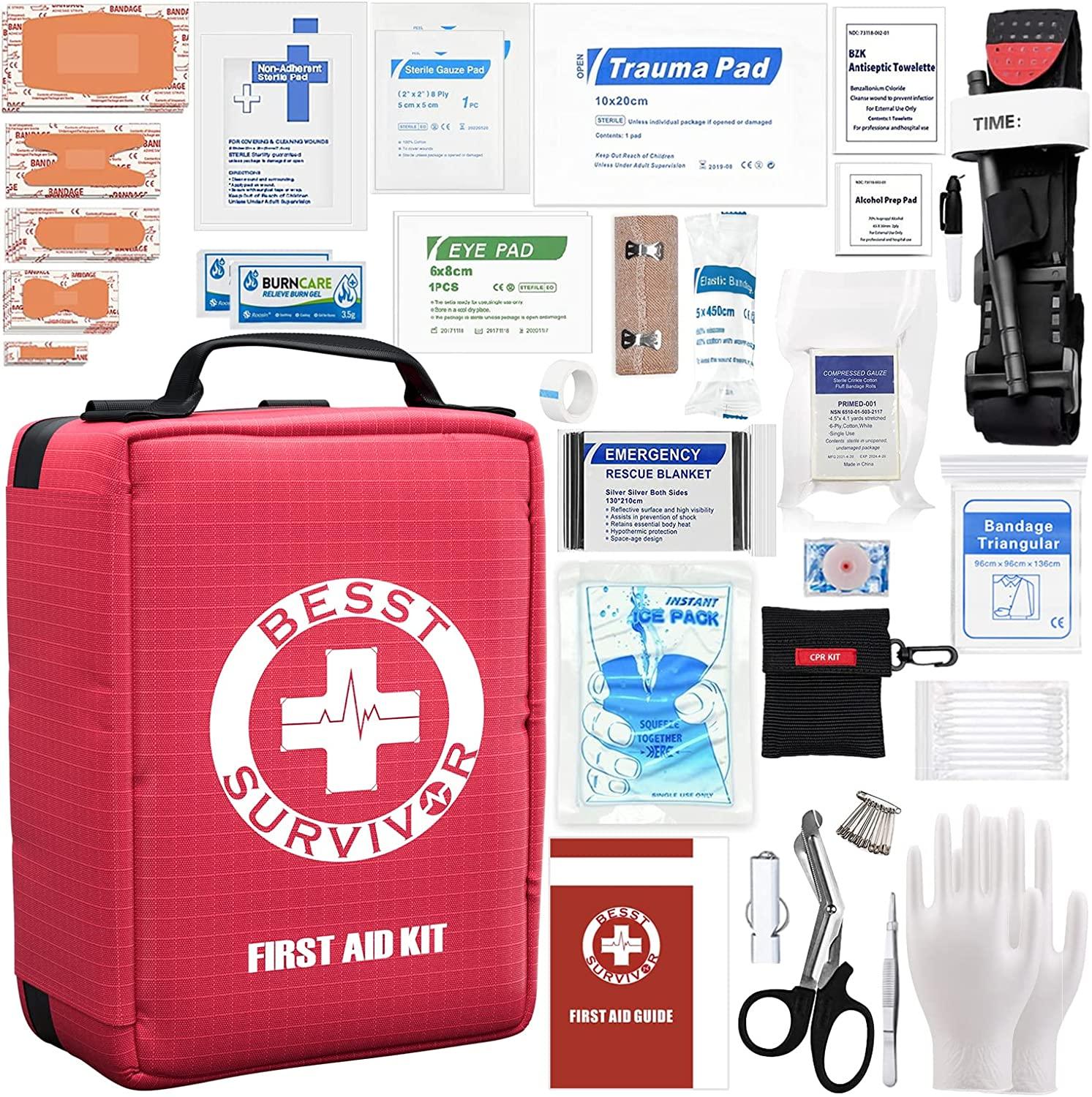 ?2022 First Aid Kit with Tourniquet Labelled
