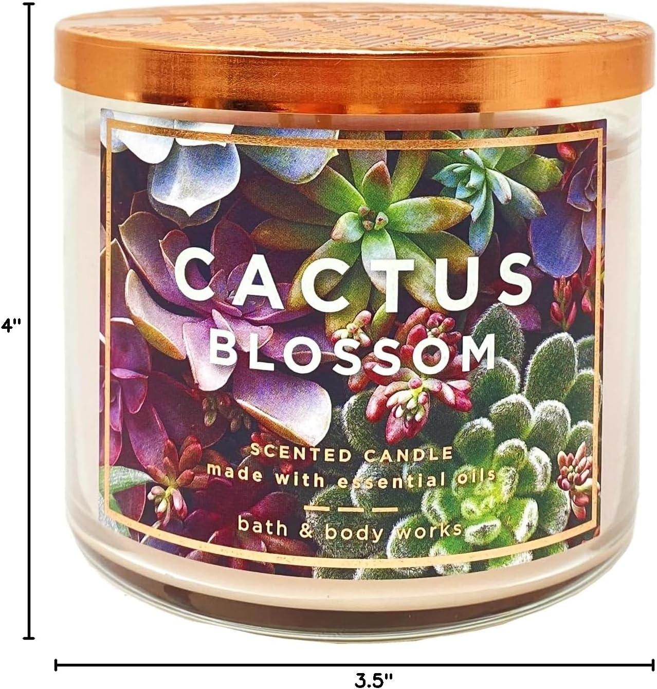 Bath & Body Works Bath and Body Works Cactus Blossom 3-Wick Candle 14.5 oz / 411 g