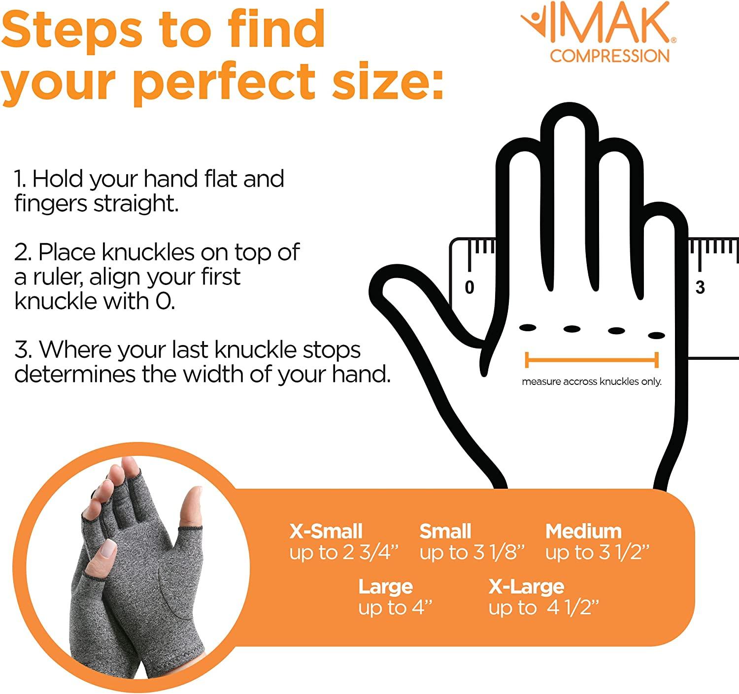 IMAK Compression Arthritis Gloves, Medium Premium Arthritic Joint