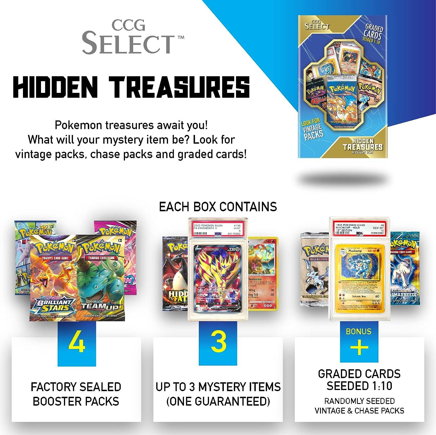 CCG Select Hidden Treasures Mystery Box, 4 Booster Packs