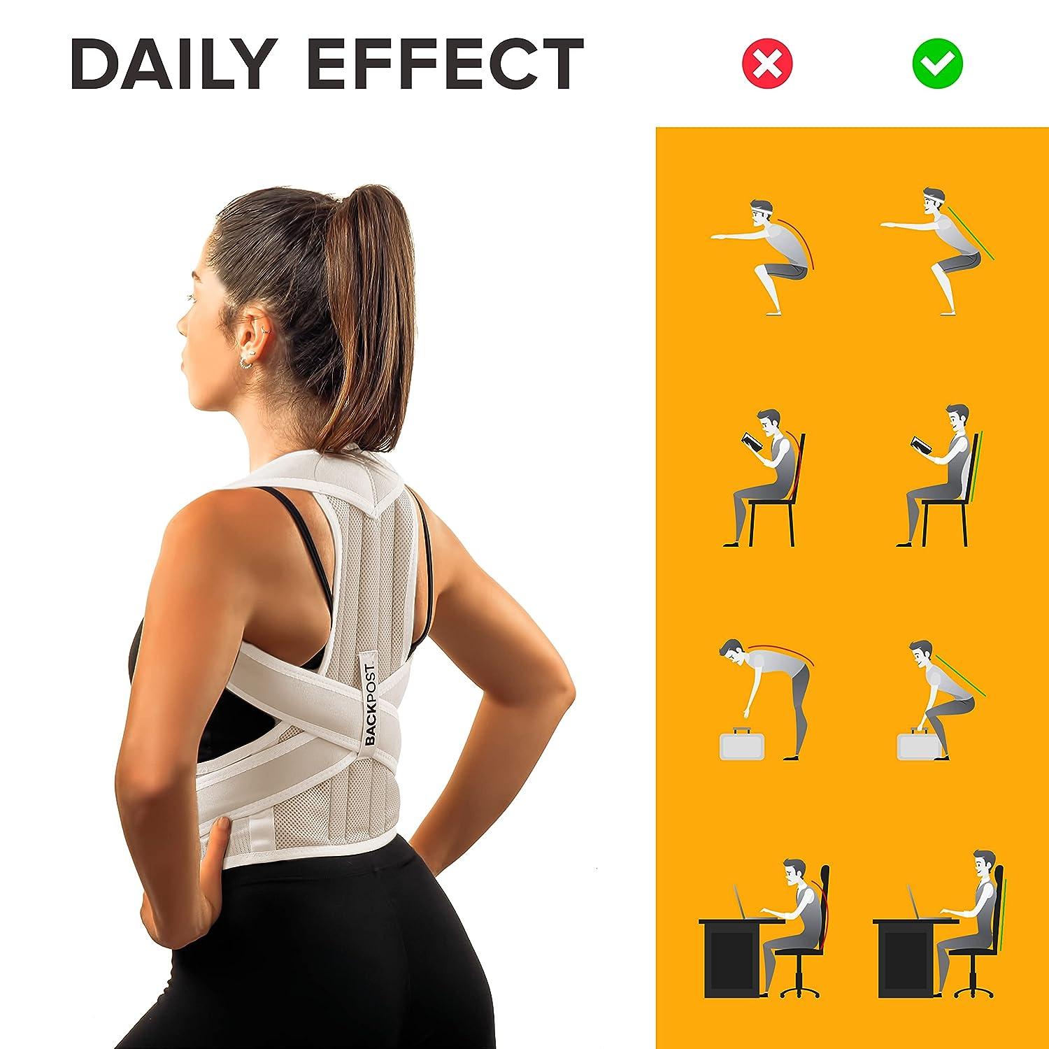 Back Brace Posture Corrector For Women and Men Adjustable Back Brace