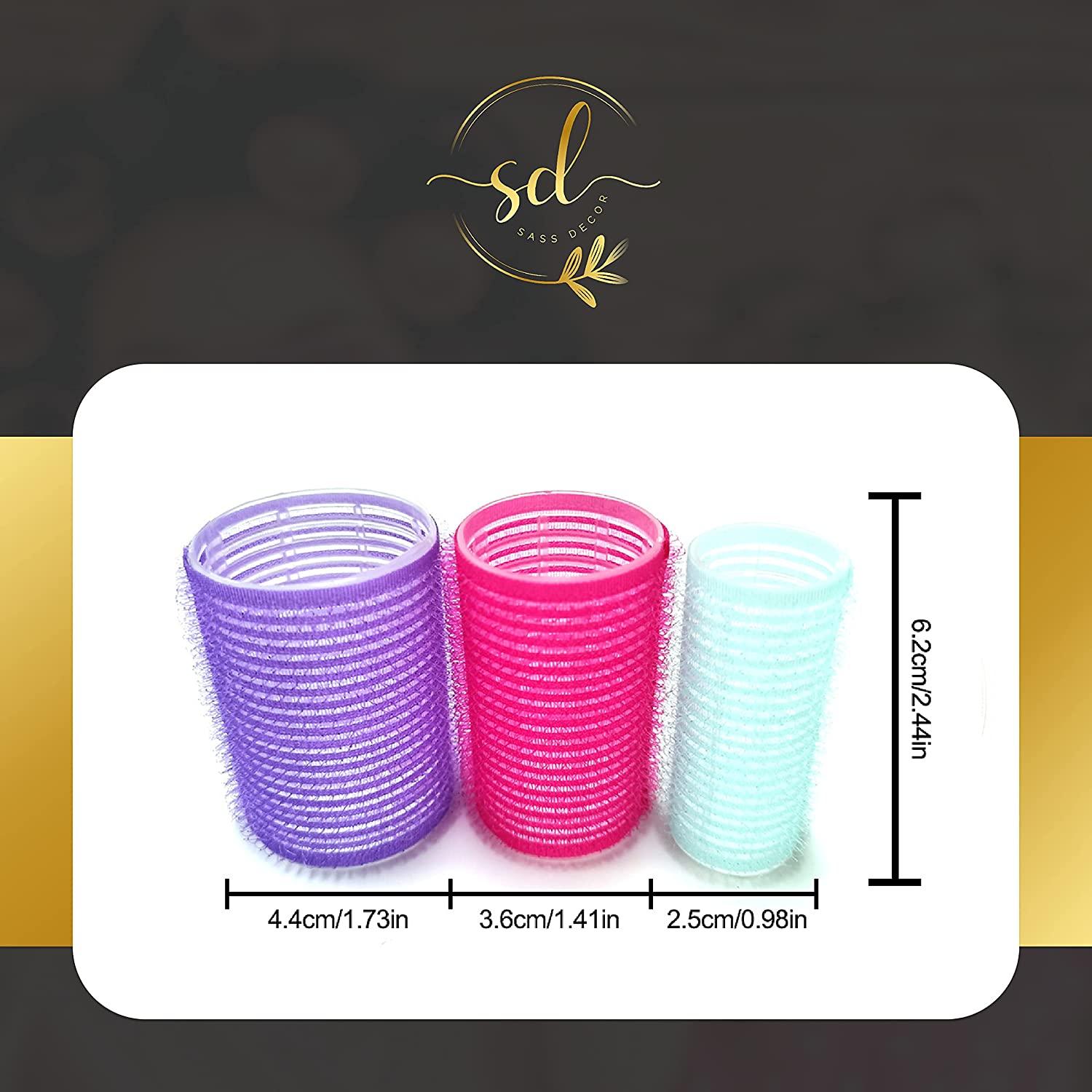 Large Hair Rollers for Long Hair [ 50 Pack ] Easy to Use 36 Rollers