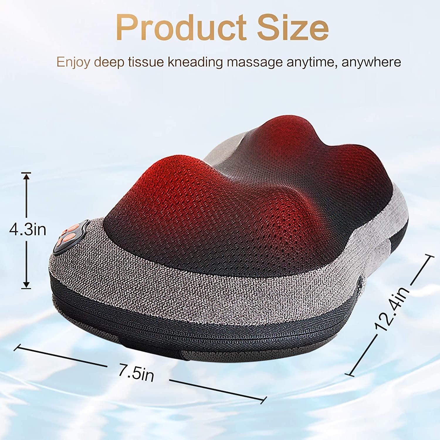 Electric Massage Mat Health Care Relax Body Cushion Neck Pillow