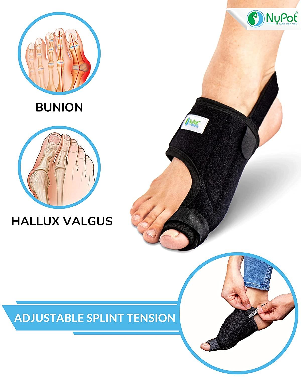 NYPOT Adjustable Bunion Corrector for Women and Men Pain Relief