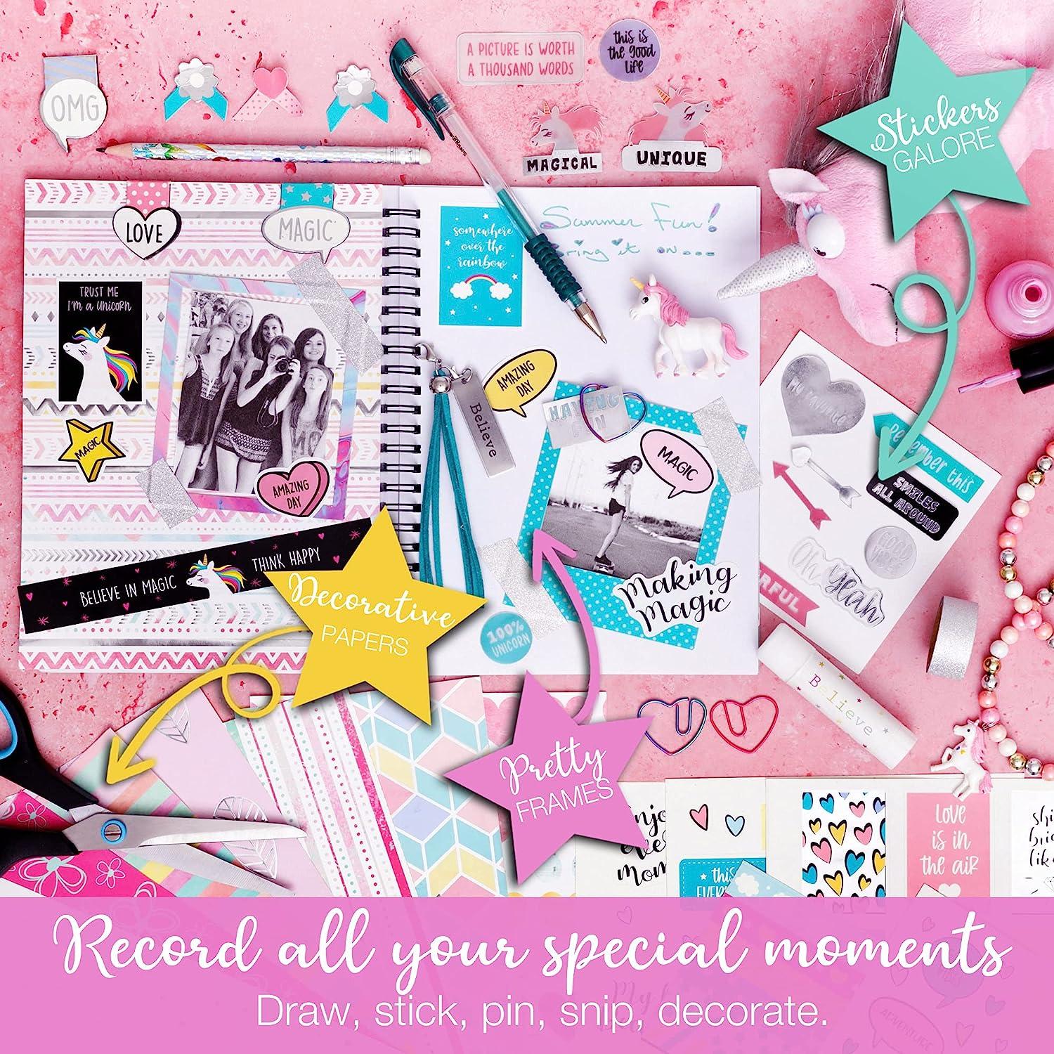 Pretty Me diy journal kit for girls - great gift for 8-14 year old girl -  cool