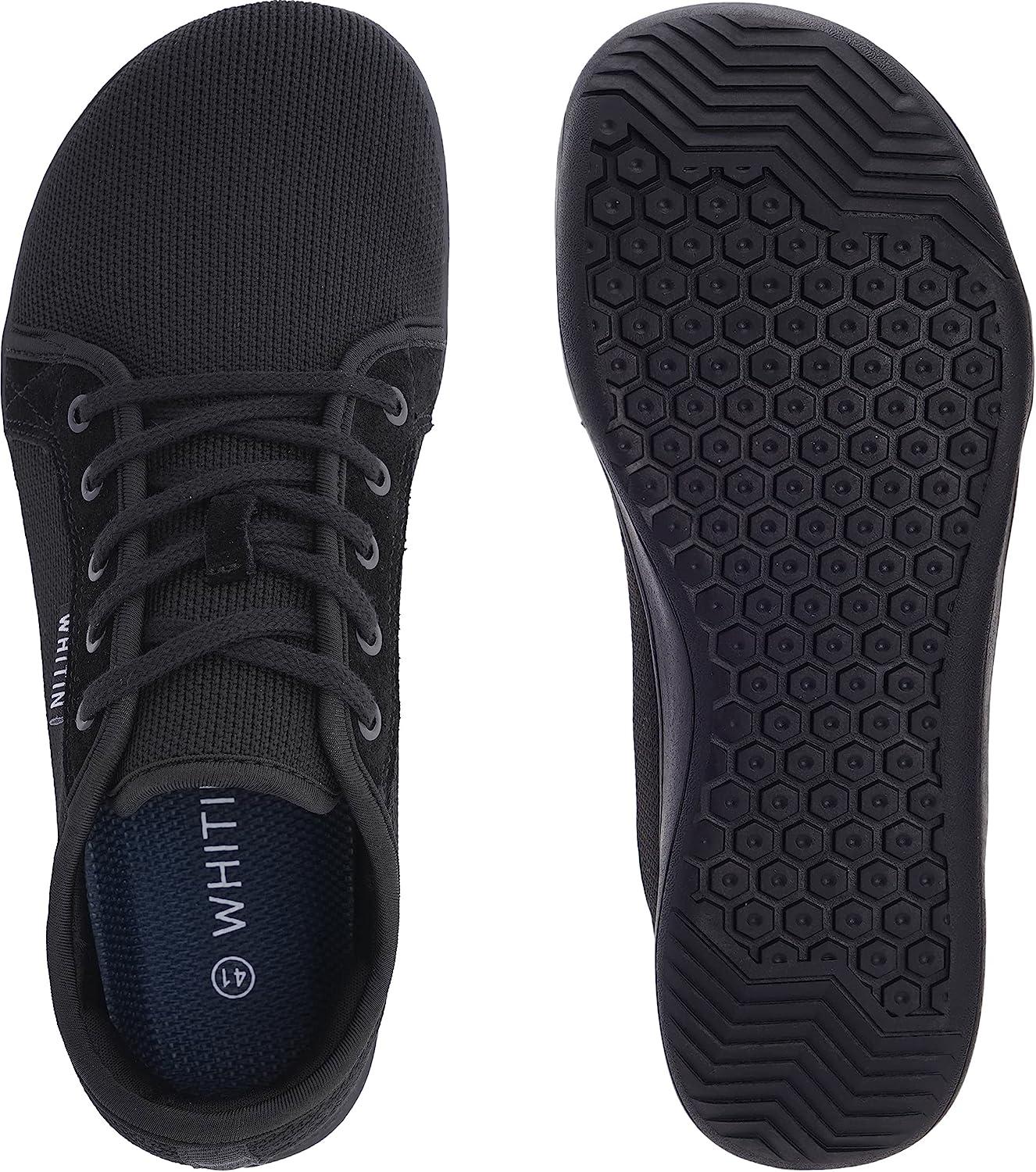 WHITIN Men's Wide Minimalist Barefoot Sneakers | Zero Drop Sole ...