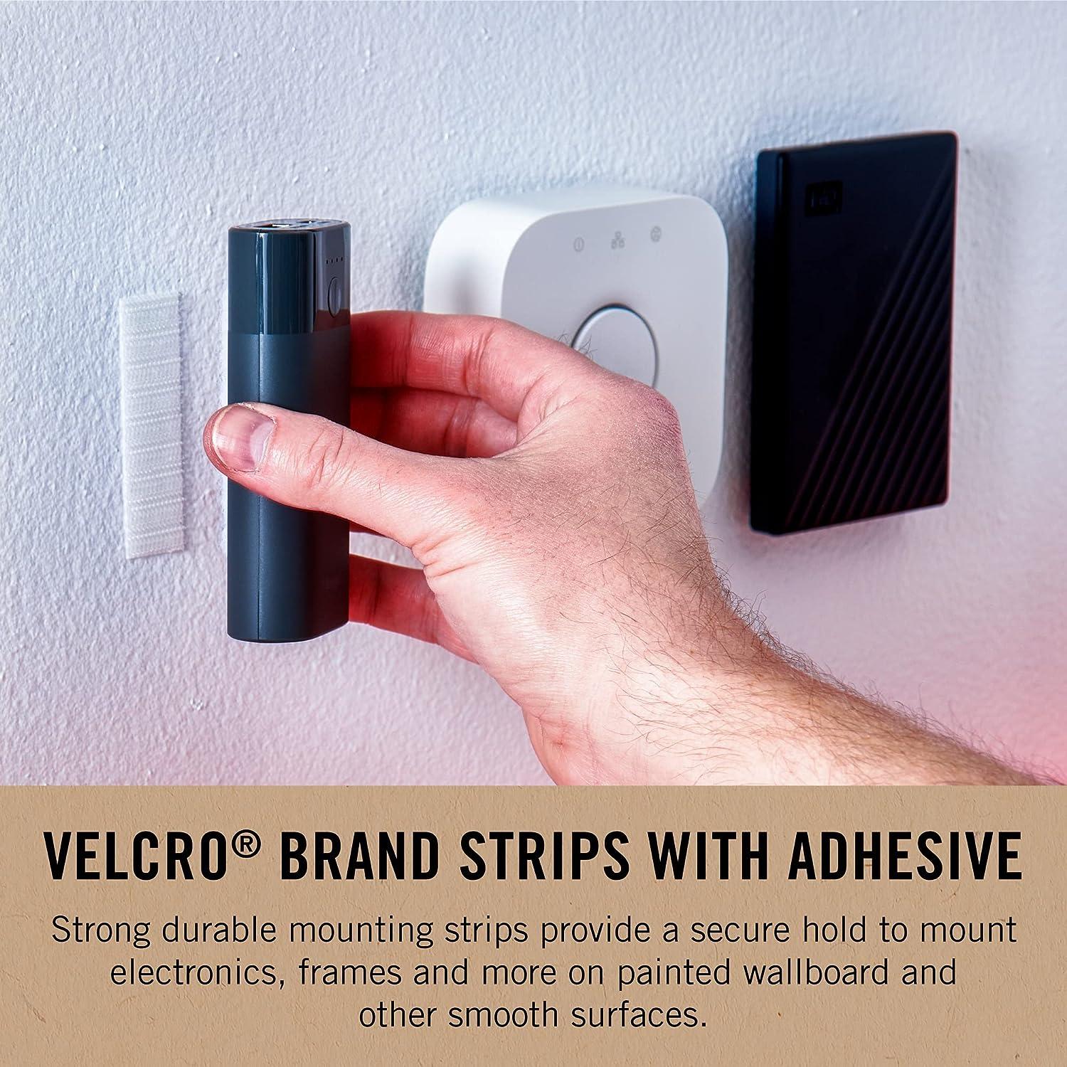 VELCRO Brand ECO Collection, 24 Sets, Stick'EM Hanging Strips with  Adhesive, Easy Mounting