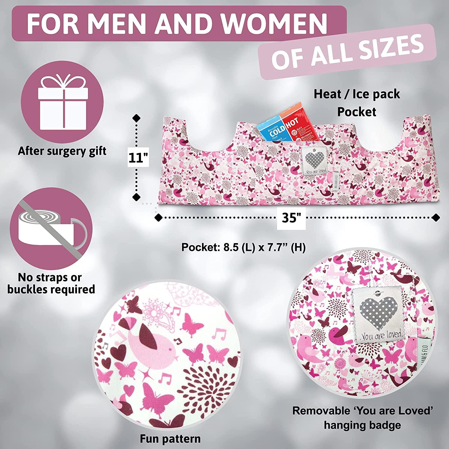 Double Mastectomy Pillow After Breast Cancer Surgery Recovery, Heart