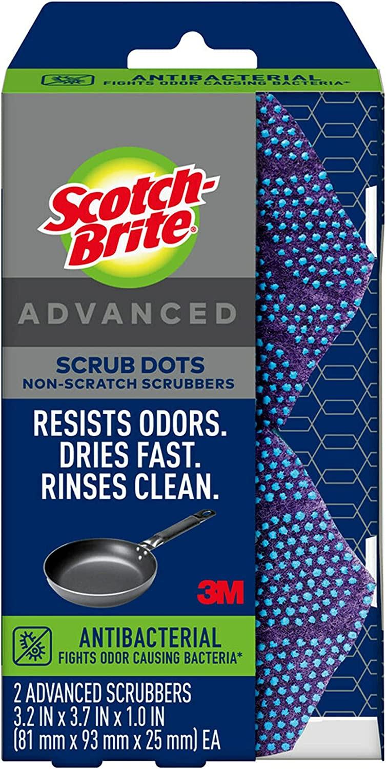 Scotch-Brite Scrub Dots Advanced Non-Scratch Scrubbers