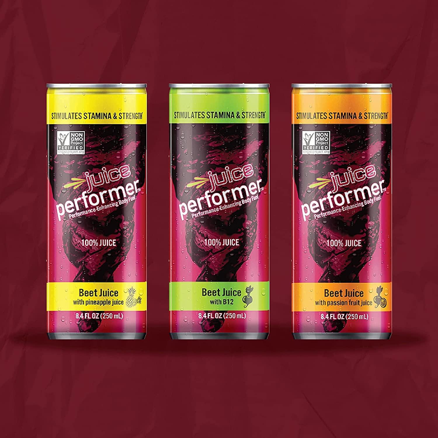 Juice Performer Beet Juice With Vitamin B12 Natural PreWorkout