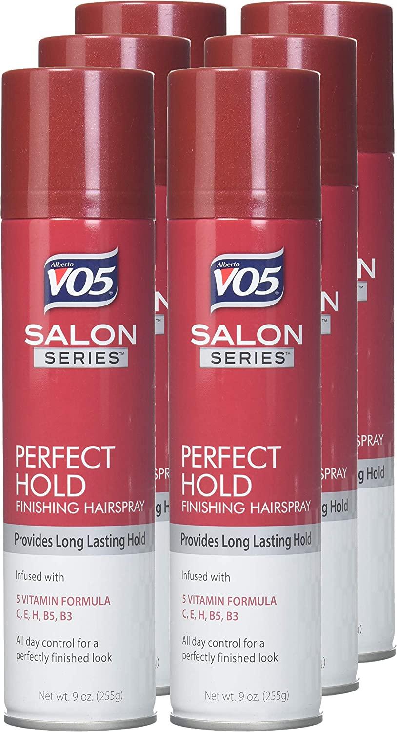 Vo5 Salon Series Perfect Hold Styling Hairspray, 9 Ounce 6 per case.