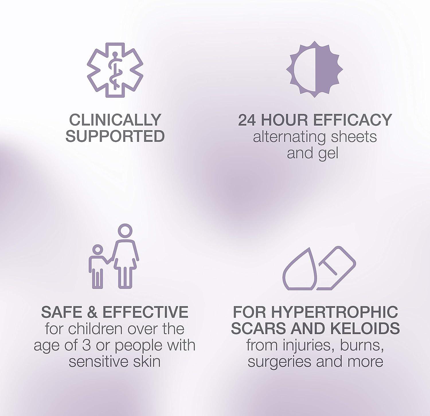 ScarAway Advanced Skincare Silicone Scar Sheets and Silicone Scar Gel