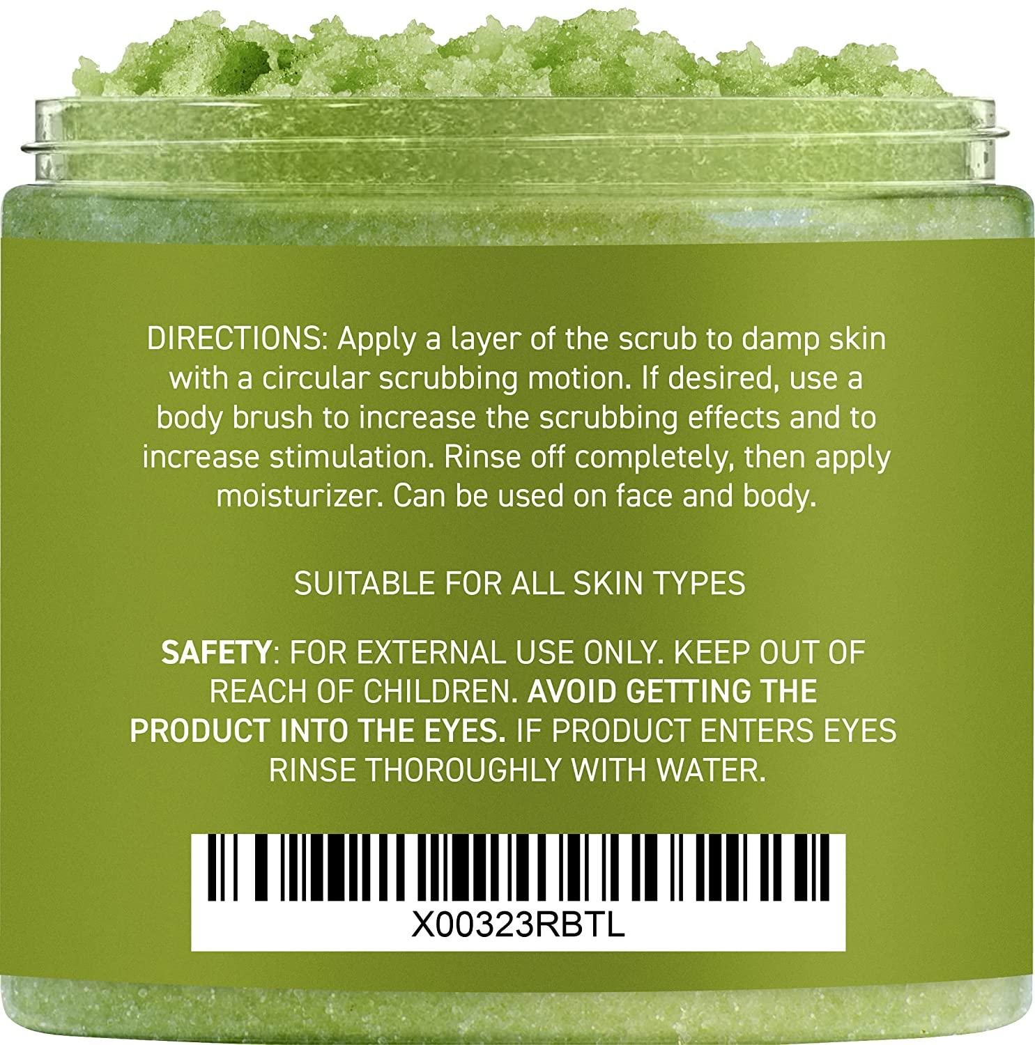 Brooklyn Botany Matcha Green Tea Body Scrub Exfoliating